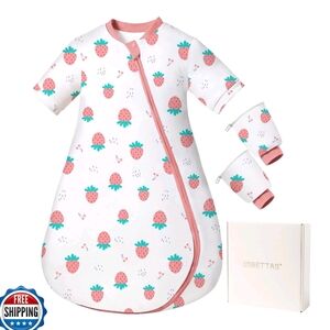 Usbettas Baby Sleep Sack Super Soft Quilted Wearable Blanket Size Medium 12-24 M